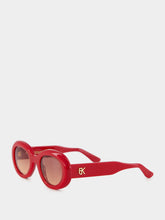 Emmanuelle Khanh Glossy Rouge Queen Sunglasses