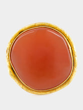 Sylvia Toledano Gold Macaron Cornaline Ring