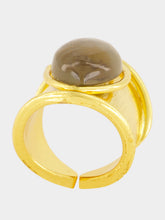 Sylvia Toledano Brown Marquise Smoky Quartz Ring
