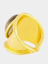 Sylvia Toledano Brown Marquise Smoky Quartz Ring