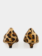 Francesco Russo Natural Leo Pony Hair Kitten Heels