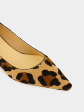 Francesco Russo Natural Leo Pony Hair Kitten Heels