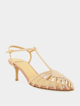Francesco Russo Powder Cage Sandals in Patent Leather