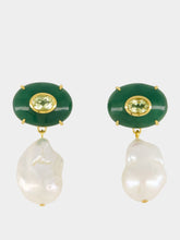 Lizzie Fortunato Jade Plaza Pearl Earrings