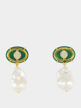 Lizzie Fortunato Jade Plaza Pearl Earrings