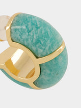 Lizzie Fortunato Zellige Hoops in Amazonite