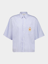 Celine SHIRT SCOUT 3/4 SLEEVE WOVEN COTTON