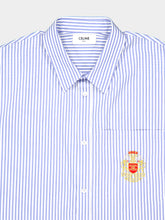 Celine SHIRT SCOUT 3/4 SLEEVE WOVEN COTTON