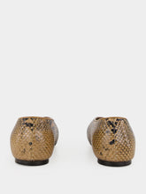 Le Monde Beryl Fango Snake-Effect Regency Slippers