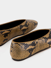 Le Monde Beryl Fango Snake-Effect Regency Slippers