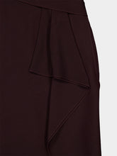 Roland Mouret Brown Sleeveless Column Midi Dress
