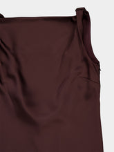 Roland Mouret Brown Twisted Strap Maxi Gown