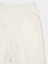 Roland Mouret Cream Wide Fit Stretch Crepe Trousers