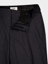 Celine TROUSERS STRAIGHT FIT STRIPED WOOL FLANNEL