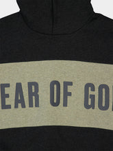 Fear Of God Essentials Iron Grey Heather Panelled Hooded Sweatshirt