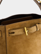 Tom Ford Whisky Brown Bucket Bag in Suede Leather