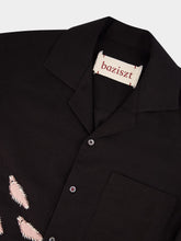 Baziszt Black Embroidered Marine Shirt