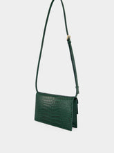 Tom Ford Emerald Croc-Effect Leather Shoulder Bag