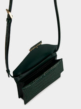 Tom Ford Emerald Croc-Effect Leather Shoulder Bag