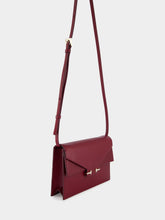 Tom Ford Ruby Red Aube Mini Bag in Supple Grain Leather
