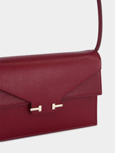 Tom Ford Ruby Red Aube Mini Bag in Supple Grain Leather
