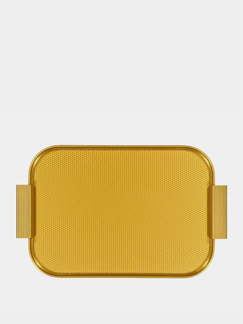 Ribbed S14 Gold Tray