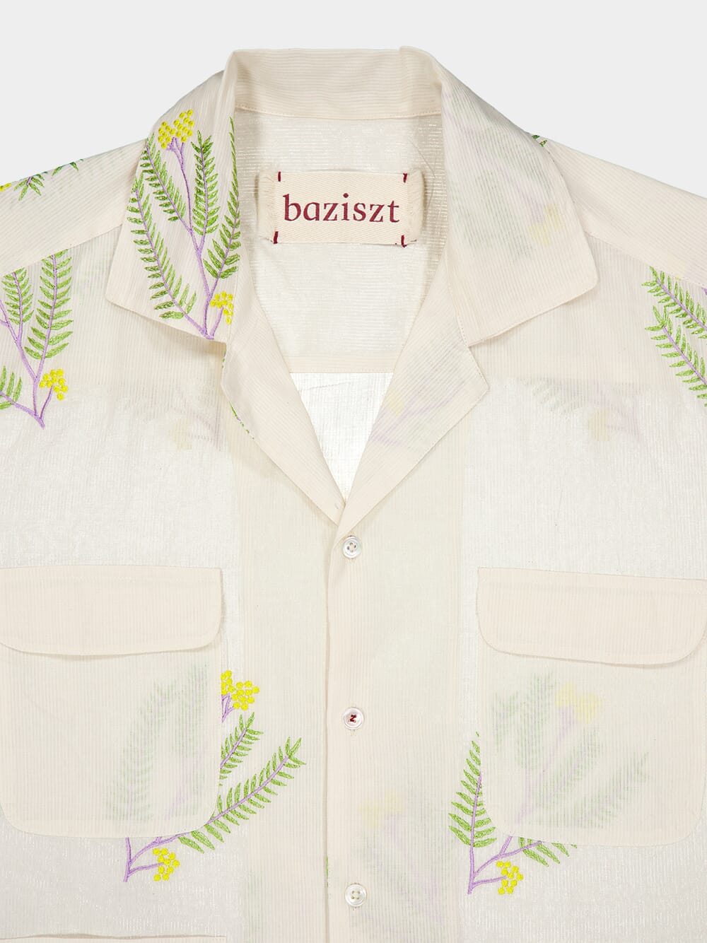 Lavender Embroidered Shirt