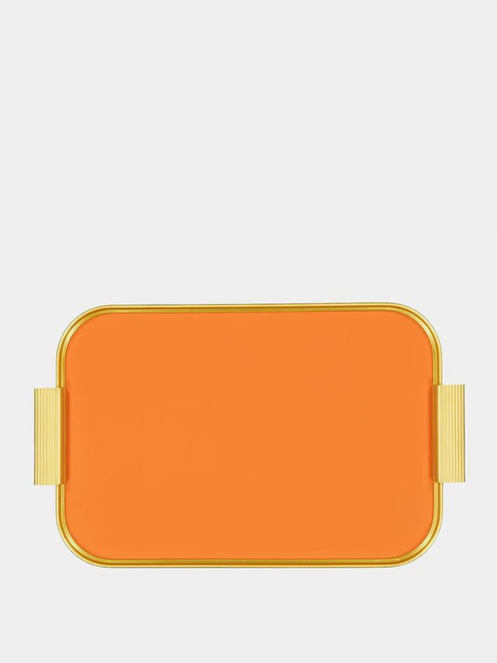 Orange S16 Ribbed Tray