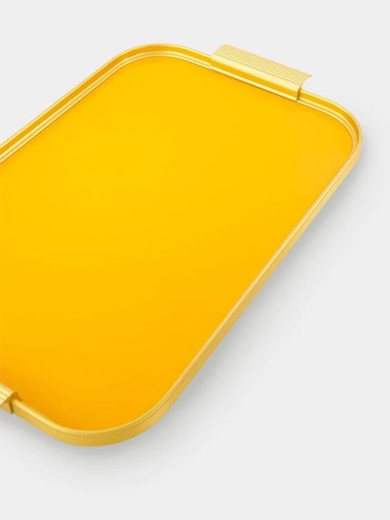 Orange S16 Ribbed Tray