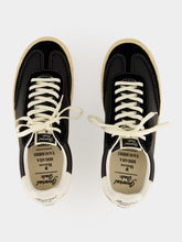 Maison Mihara Yasuhiro Francis Past Black Mixed-Material Sneakers