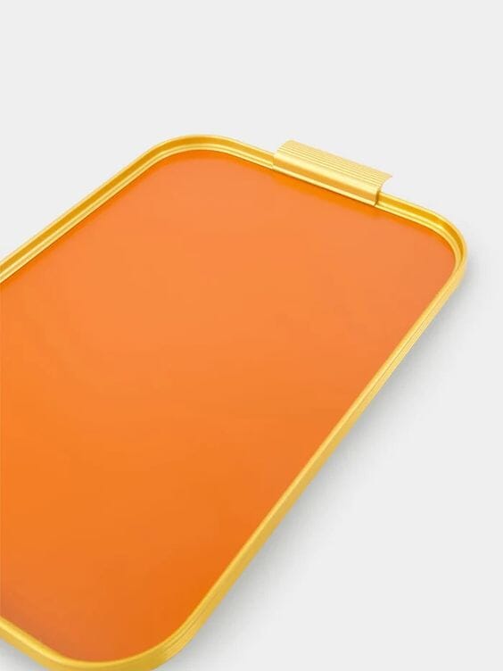 Orange S18 Ribbed Tray