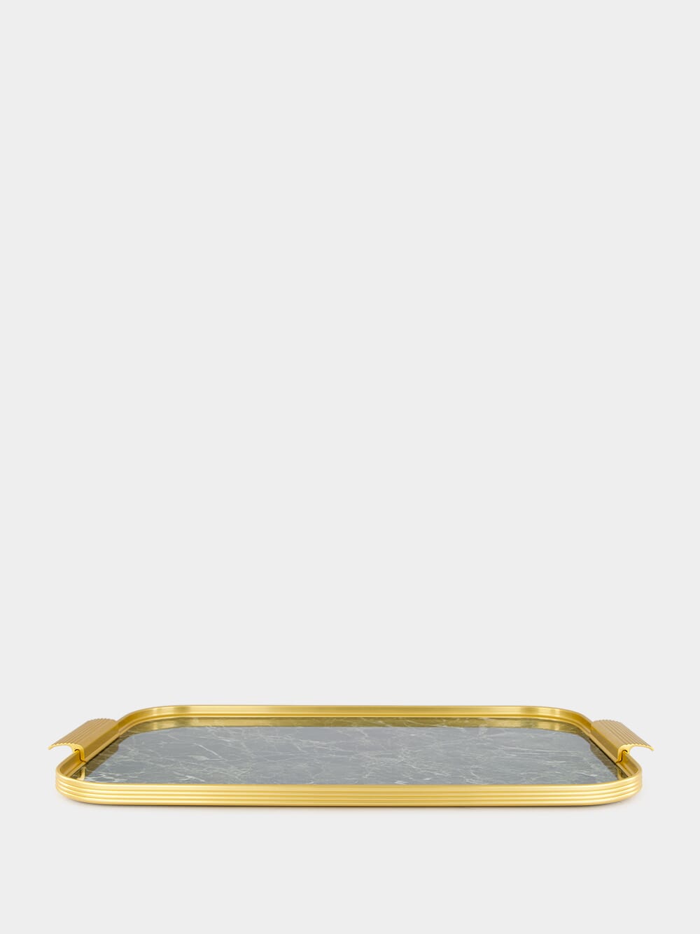 Gold and Green Marble Tray