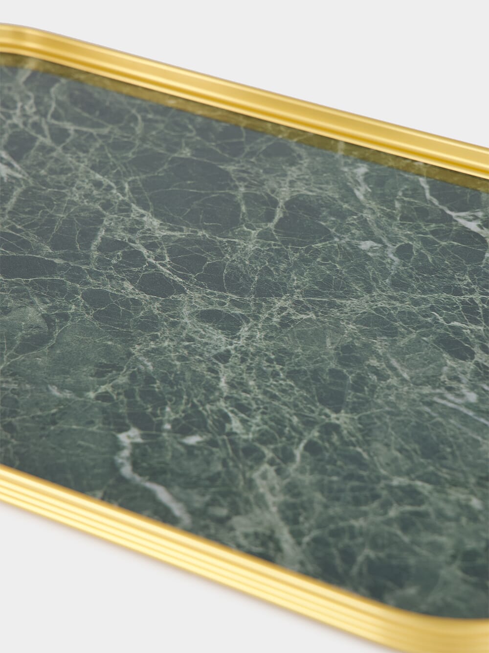 Gold and Green Marble Tray