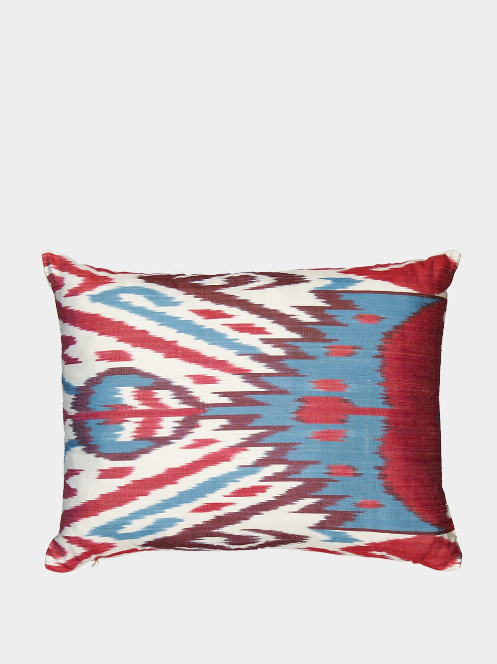 Les-Ottomans patterned silk cushion - Red