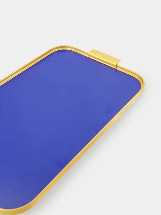 Blue S20 Ribbed Tray