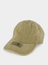 MM6 Maison Margiela Khaki Washed Cotton Label Cap
