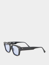 Ahlem Rivoli Black and Sky Blue Sunglasses