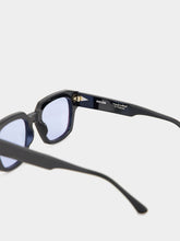 Ahlem Rivoli Black and Sky Blue Sunglasses