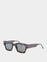 Ahlem Magenta Brown Square Sunglasses