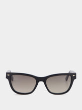 Ahlem Cassette Sunglasses in Black and Rain Gradient