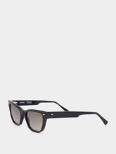 Ahlem Cassette Sunglasses in Black and Rain Gradient