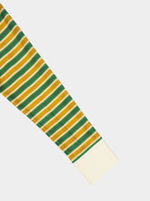 Paula Salvia Printed Silk Twill Striped Shirt