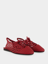 HEREU Cherry Sardana Woven Slingback Sandals