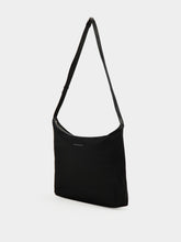 MM6 Maison Margiela Black Nylon Twill Crossbody Bag