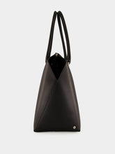 MM6 Maison Margiela Black Leather Bauletto Weekend Bag