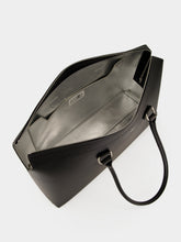 MM6 Maison Margiela Black Leather Bauletto Weekend Bag