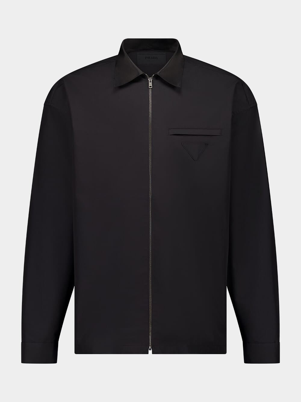 Black Technical Shirt Jacket