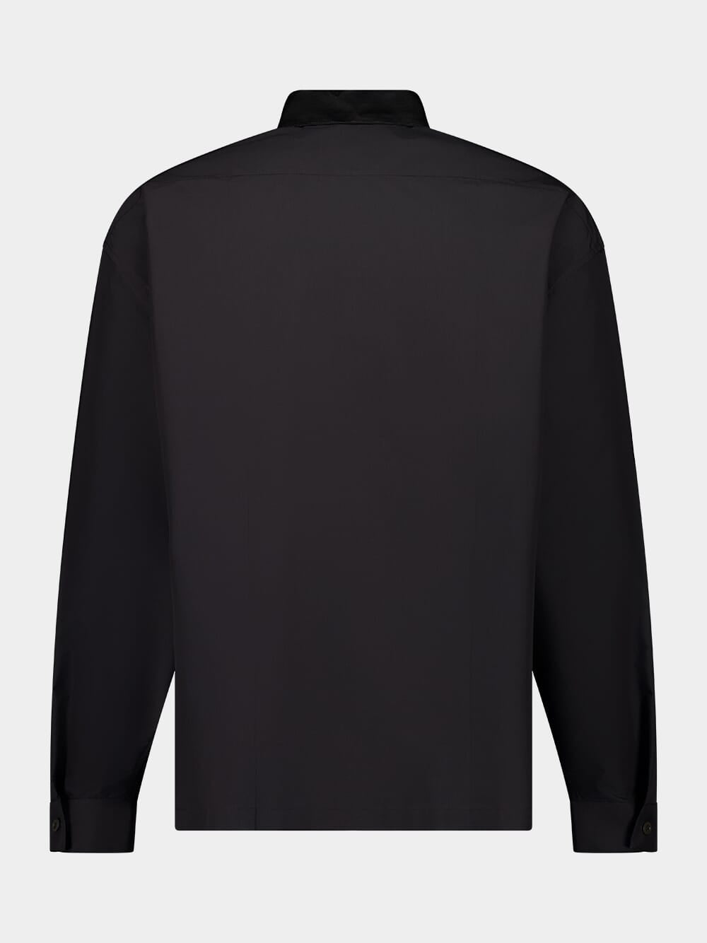 Black Technical Shirt Jacket