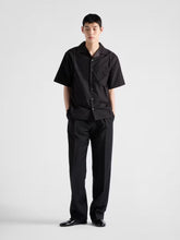Prada Black Technical Cotton Short-Sleeved Shirt