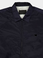 Prada Blue Re-Nylon Zip-Up Shirt